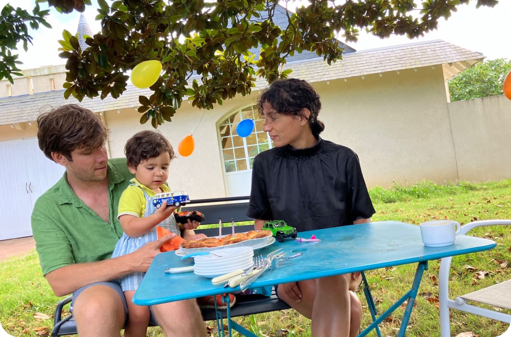 Children playing outdoors