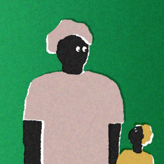 Parent and child illustration